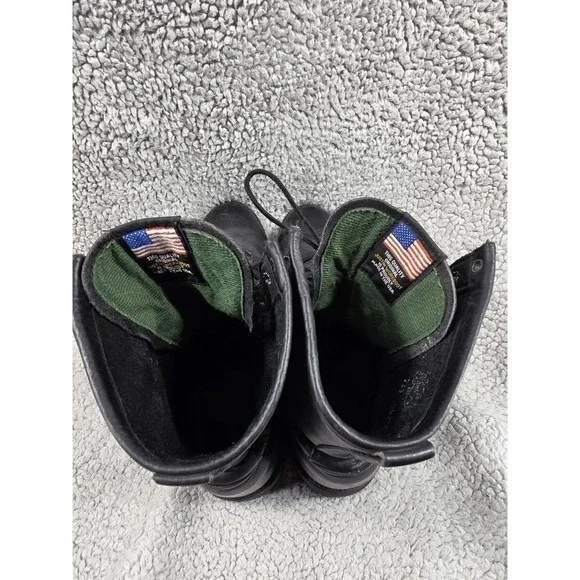 Justin 763 Men's Double Comfort Collection Black Leather Work Boots‎ sz 12 B